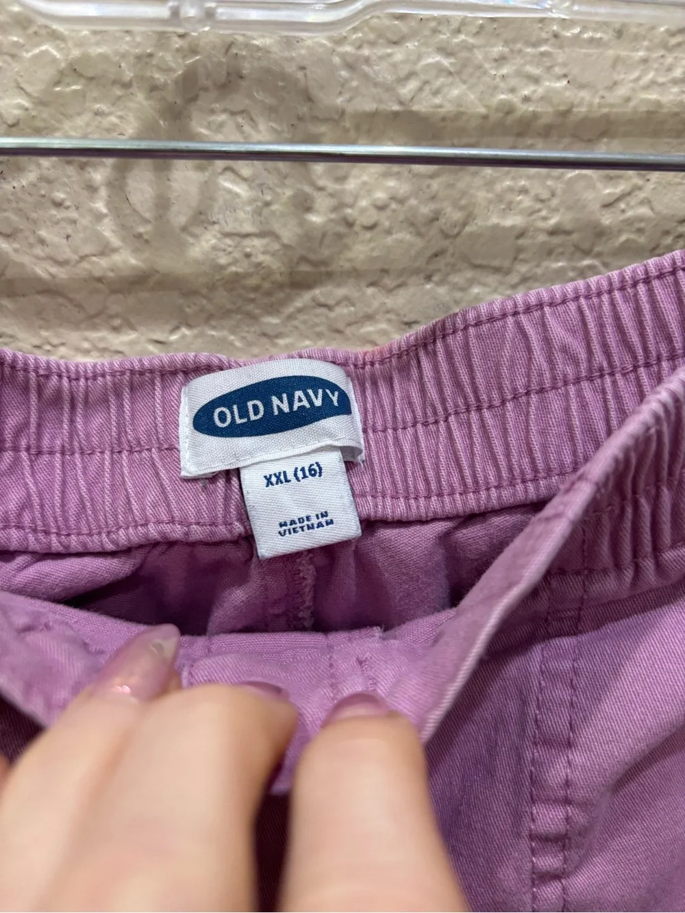 Old Navy Pink / Lavender Casual Utility Shorts Girls XXL (16)